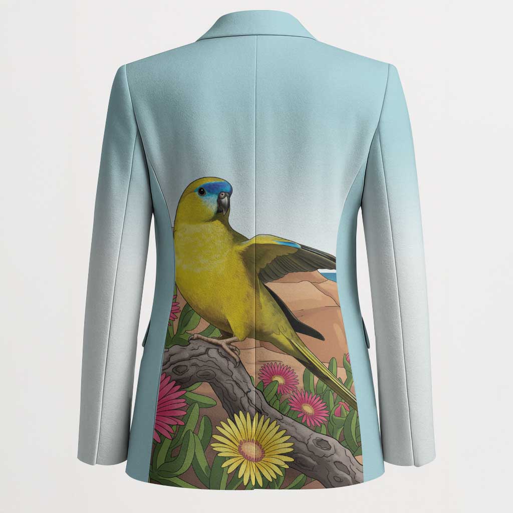 Australia Rock Parrot Blazer Pigface Carpobrotus Rocky Island Vibes - Aussie Hoodie