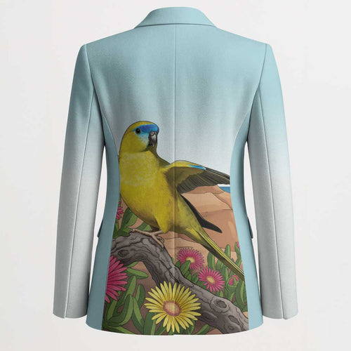 Australia Rock Parrot Blazer Pigface Carpobrotus Rocky Island Vibes - Aussie Hoodie