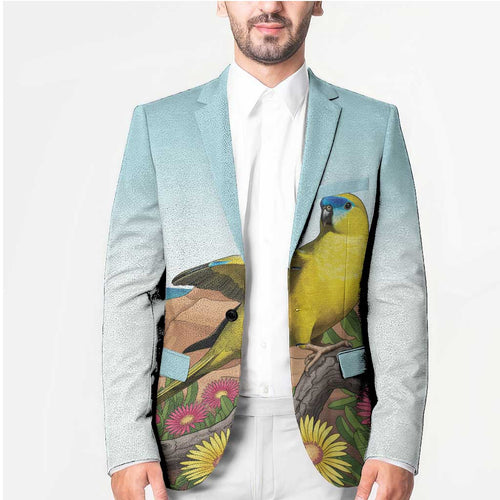 Australia Rock Parrot Blazer Pigface Carpobrotus Rocky Island Vibes - Aussie Hoodie
