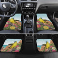 Australia Rock Parrot Car Mats Pigface Carpobrotus Rocky Island Vibes - Aussie Hoodie