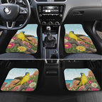 Australia Rock Parrot Car Mats Pigface Carpobrotus Rocky Island Vibes - Aussie Hoodie
