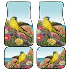 Australia Rock Parrot Car Mats Pigface Carpobrotus Rocky Island Vibes - Aussie Hoodie