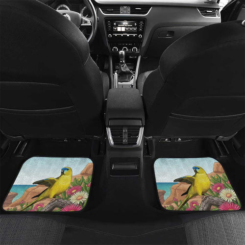 Australia Rock Parrot Car Mats Pigface Carpobrotus Rocky Island Vibes - Aussie Hoodie