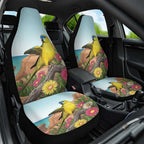 Australia Rock Parrot Car Seat Cover Pigface Carpobrotus Rocky Island Vibes - Aussie Hoodie