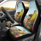 Australia Rock Parrot Car Seat Cover Pigface Carpobrotus Rocky Island Vibes - Aussie Hoodie