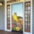 Australia Rock Parrot Door Cover Pigface Carpobrotus Rocky Island Vibes - Aussie Hoodie