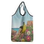 Australia Rock Parrot Grocery Bag Pigface Carpobrotus Rocky Island Vibes - Aussie Hoodie