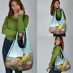 Australia Rock Parrot Grocery Bag Pigface Carpobrotus Rocky Island Vibes - Aussie Hoodie