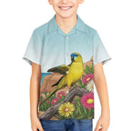Australia Rock Parrot Hawaiian Shirt Pigface Carpobrotus Rocky Island Vibes - Aussie Hoodie