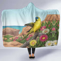 Australia Rock Parrot Hooded Blanket Pigface Carpobrotus Rocky Island Vibes - Aussie Hoodie