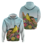 Australia Rock Parrot Hoodie Pigface Carpobrotus Rocky Island Vibes - Aussie Hoodie