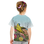 Australia Rock Parrot Kid T Shirt Pigface Carpobrotus Rocky Island Vibes - Aussie Hoodie