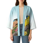 Australia Rock Parrot Kimono Pigface Carpobrotus Rocky Island Vibes - Aussie Hoodie