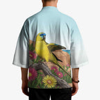 Australia Rock Parrot Kimono Pigface Carpobrotus Rocky Island Vibes - Aussie Hoodie