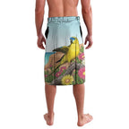 Australia Rock Parrot Lavalava Pigface Carpobrotus Rocky Island Vibes - Aussie Hoodie