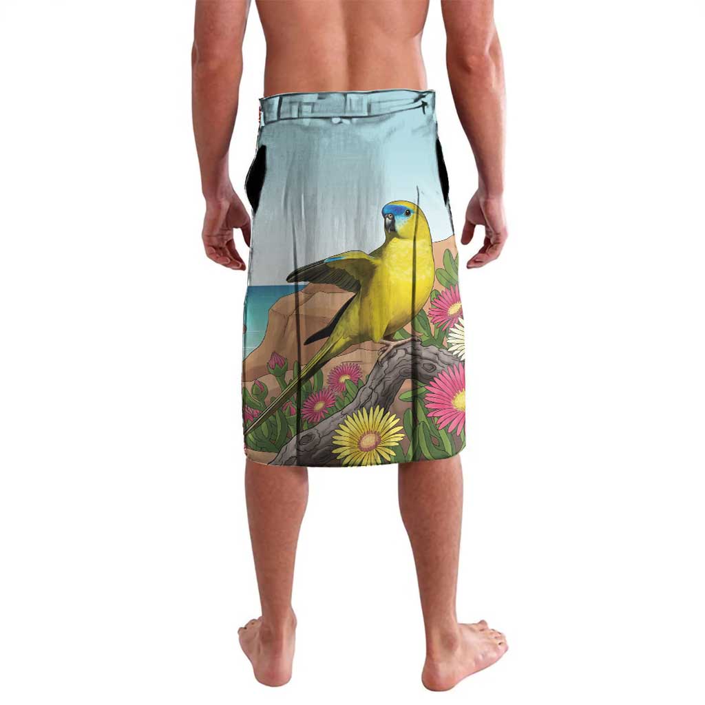 Australia Rock Parrot Lavalava Pigface Carpobrotus Rocky Island Vibes - Aussie Hoodie