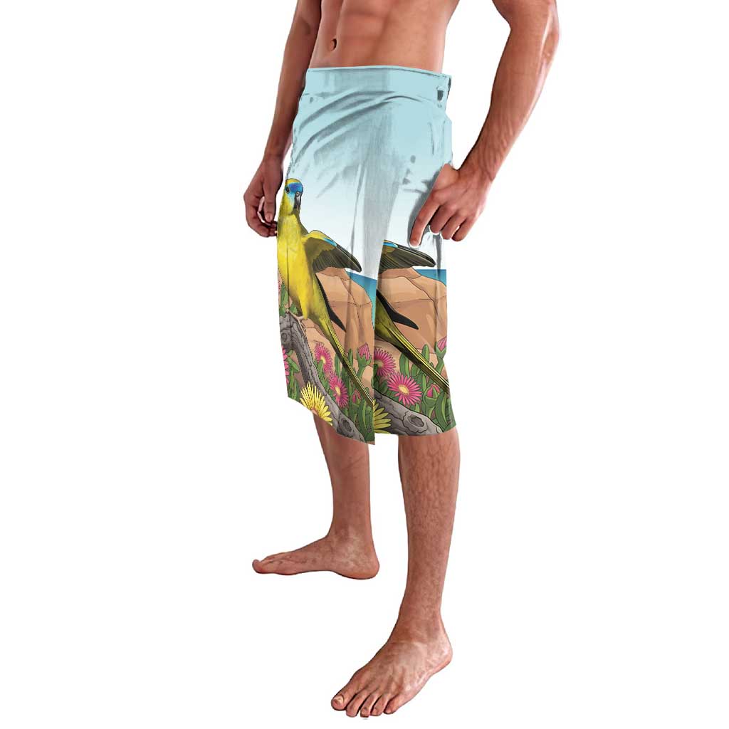 Australia Rock Parrot Lavalava Pigface Carpobrotus Rocky Island Vibes - Aussie Hoodie