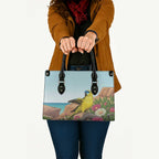 Australia Rock Parrot Leather Bag Pigface Carpobrotus Rocky Island Vibes - Aussie Hoodie