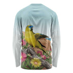 Australia Rock Parrot Long Sleeve Shirt Pigface Carpobrotus Rocky Island Vibes - Aussie Hoodie