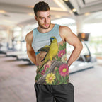 Australia Rock Parrot Men Tank Top Pigface Carpobrotus Rocky Island Vibes - Aussie Hoodie