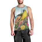 Australia Rock Parrot Men Tank Top Pigface Carpobrotus Rocky Island Vibes - Aussie Hoodie