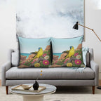 Australia Rock Parrot Pillow Cover Pigface Carpobrotus Rocky Island Vibes - Aussie Hoodie