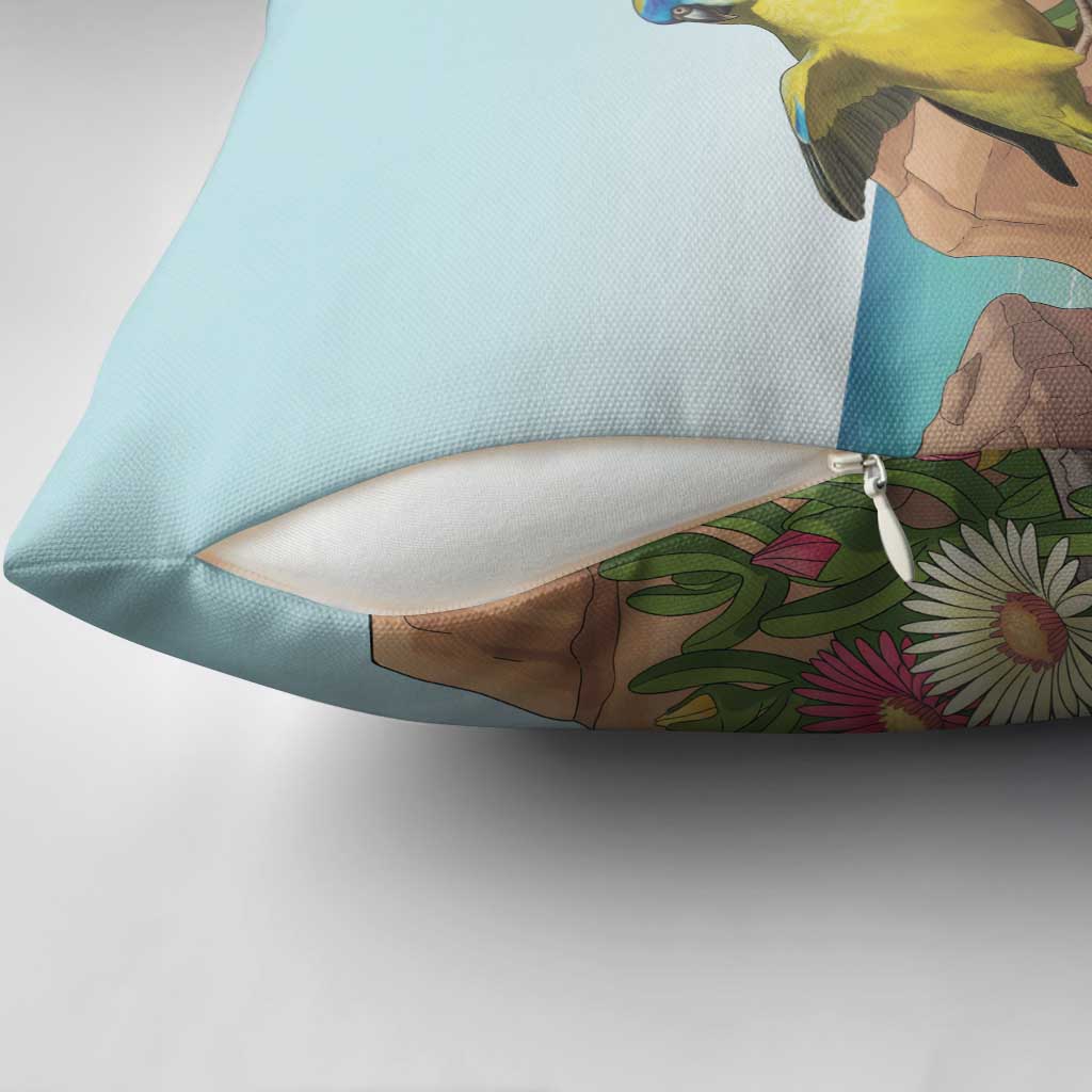 Australia Rock Parrot Pillow Cover Pigface Carpobrotus Rocky Island Vibes - Aussie Hoodie