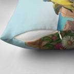 Australia Rock Parrot Pillow Cover Pigface Carpobrotus Rocky Island Vibes - Aussie Hoodie