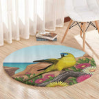 Australia Rock Parrot Round Carpet Pigface Carpobrotus Rocky Island Vibes - Aussie Hoodie