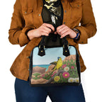 Australia Rock Parrot Shoulder Handbag Pigface Carpobrotus Rocky Island Vibes - Aussie Hoodie