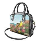 Australia Rock Parrot Shoulder Handbag Pigface Carpobrotus Rocky Island Vibes - Aussie Hoodie