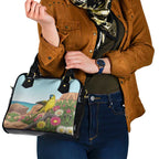 Australia Rock Parrot Shoulder Handbag Pigface Carpobrotus Rocky Island Vibes - Aussie Hoodie