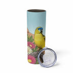 Australia Rock Parrot Skinny Tumbler Pigface Carpobrotus Rocky Island Vibes - Aussie Hoodie