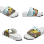 Australia Rock Parrot Slide Sandals Pigface Carpobrotus Rocky Island Vibes - Aussie Hoodie