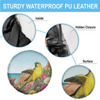 Australia Rock Parrot Spare Tire Cover Pigface Carpobrotus Rocky Island Vibes - Aussie Hoodie