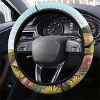 Australia Rock Parrot Steering Wheel Cover Pigface Carpobrotus Rocky Island Vibes - Aussie Hoodie