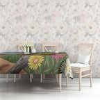 Australia Rock Parrot Tablecloth Pigface Carpobrotus Rocky Island Vibes - Aussie Hoodie