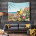 Australia Rock Parrot Tapestry Pigface Carpobrotus Rocky Island Vibes - Aussie Hoodie