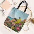 Australia Rock Parrot Tote Bag Pigface Carpobrotus Rocky Island Vibes - Aussie Hoodie