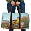Australia Rock Parrot Travel Bag Pigface Carpobrotus Rocky Island Vibes - Aussie Hoodie