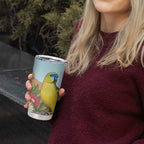 Australia Rock Parrot Tumbler Cup Pigface Carpobrotus Rocky Island Vibes - Aussie Hoodie