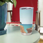 Australia Rock Parrot Tumbler Cup Pigface Carpobrotus Rocky Island Vibes - Aussie Hoodie