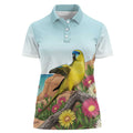 Australia Rock Parrot Women Polo Shirt Pigface Carpobrotus Rocky Island Vibes - Aussie Hoodie