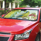 Australia Rock Parrot Auto Sun Shade Kangaroo Paws Indigenous Art - Aussie Hoodie