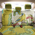 Australia Rock Parrot Back Car Seat Cover Kangaroo Paws Indigenous Art - Aussie Hoodie