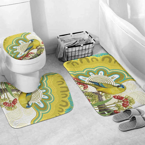 Australia Rock Parrot Bathroom Set Kangaroo Paws Indigenous Art - Aussie Hoodie