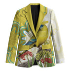 Australia Rock Parrot Blazer Kangaroo Paws Indigenous Art - Aussie Hoodie
