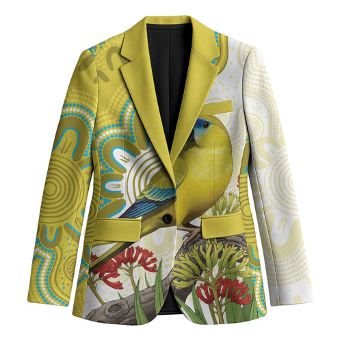 Australia Rock Parrot Blazer Kangaroo Paws Indigenous Art - Aussie Hoodie