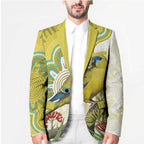 Australia Rock Parrot Blazer Kangaroo Paws Indigenous Art - Aussie Hoodie