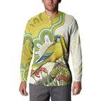 Australia Rock Parrot Button Sweatshirt Kangaroo Paws Indigenous Art - Aussie Hoodie
